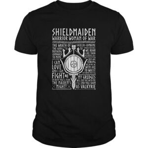 Shield Maiden Warrior Woman Of War I Can Love T-Shirt